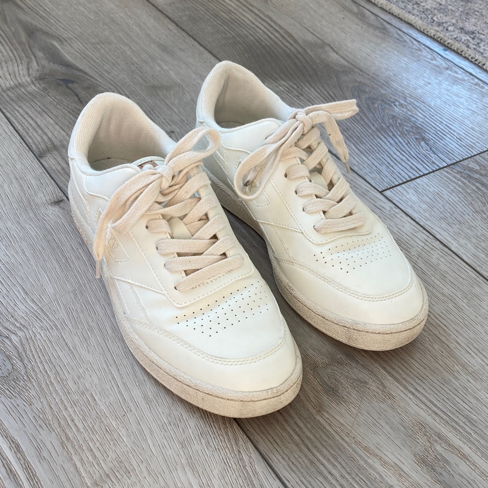 SAYE M89 Modelo Icon Vegan Sneakers Organic Off-White Unisex 8.5 Excellent!